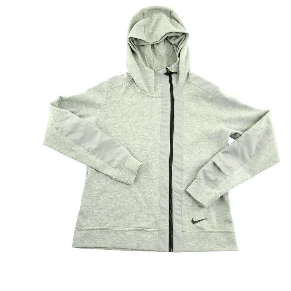 NikE Advance 15 Fleece Full-Zip Hoodie Womens M Activewear Fall Athletic Top